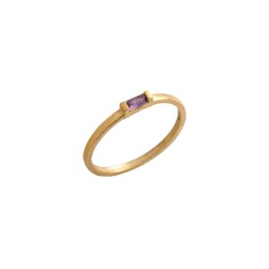 925 Sterling Silver Colored Stone Ring Set